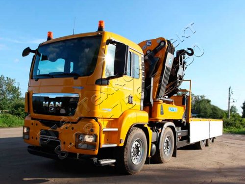 Бортовой MAN TGM с крано-манипуляторной установкой